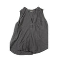 Torrid Black Sleeveless V-Neck Button-Front Blouse Size 00