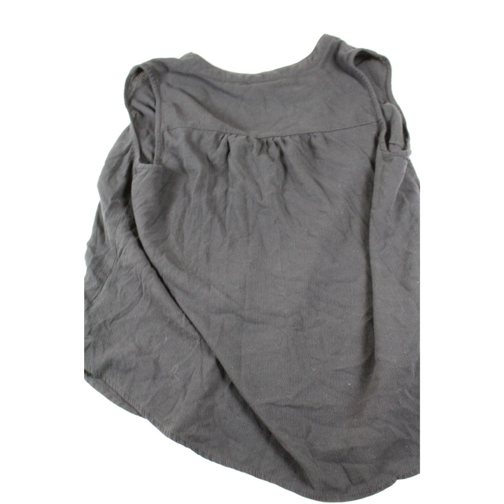 Torrid Black Sleeveless V-Neck Button-Front Blouse Size 00