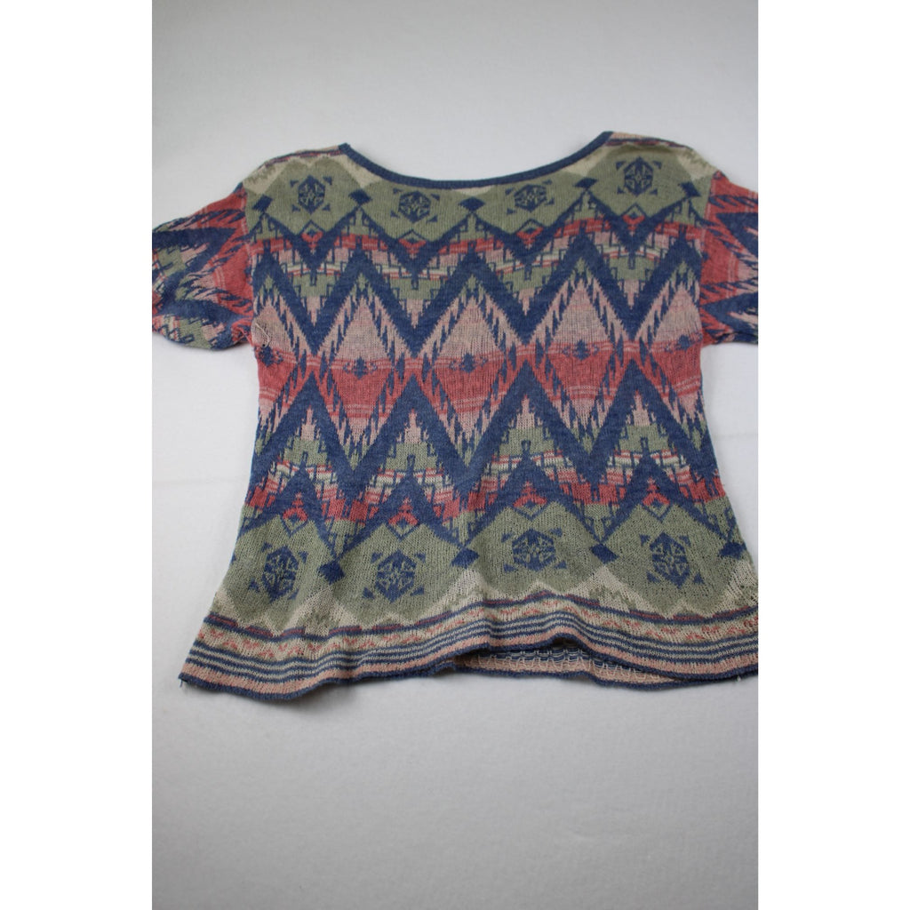 Denim & Supply Ralph Lauren Southwestern Knit Top — Women's XS