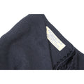 Pashmina Original Black Cashmere & Silk Blend Scarf With Fringe Edges