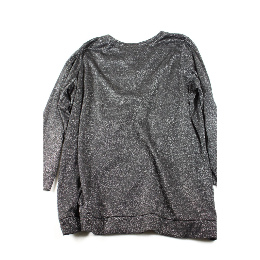 NWT Woman Within Metallic Black Long Sleeve Size 1X