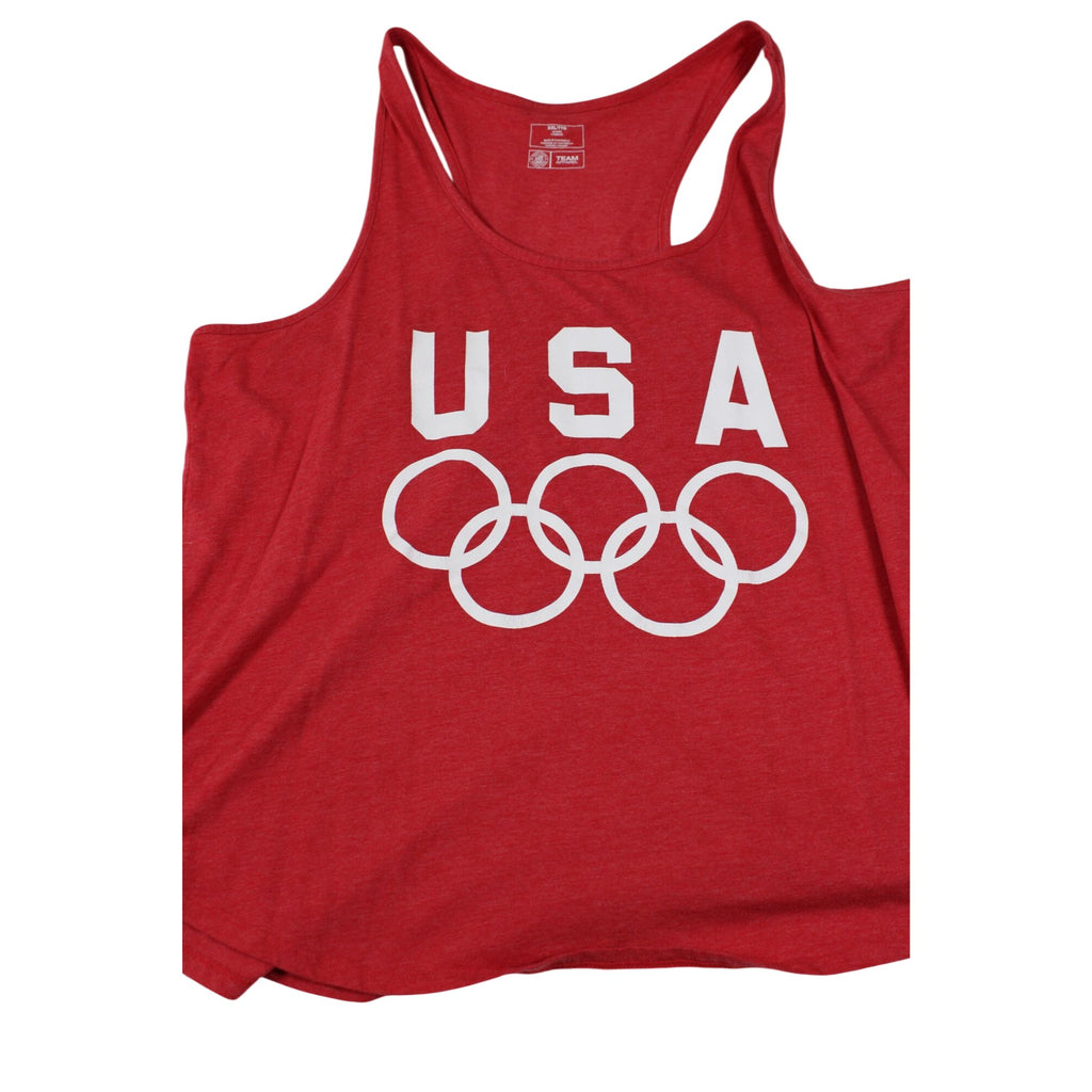 USA Olympic Red Racerback Tank Top XXL Womens