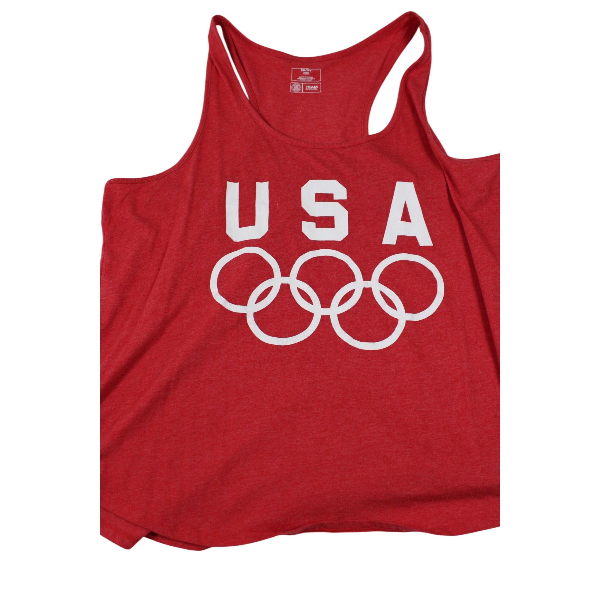 USA Olympic Red Racerback Tank Top XXL Womens