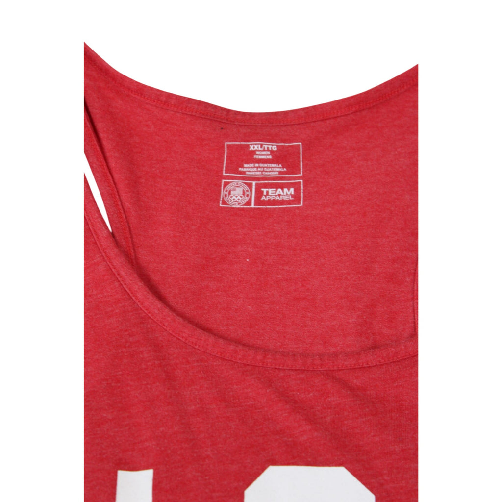 USA Olympic Red Racerback Tank Top XXL Womens