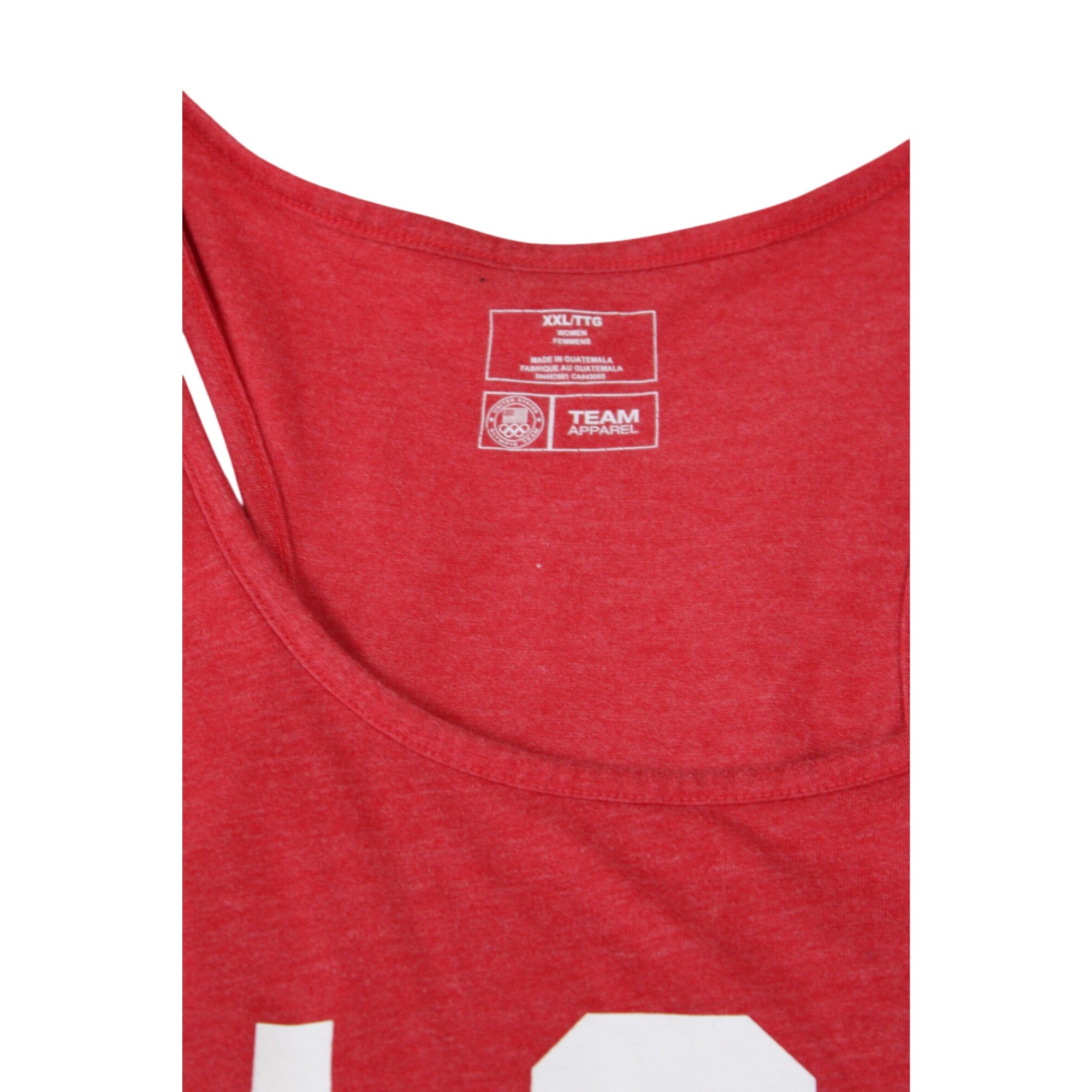 USA Olympic Red Racerback Tank Top XXL Womens