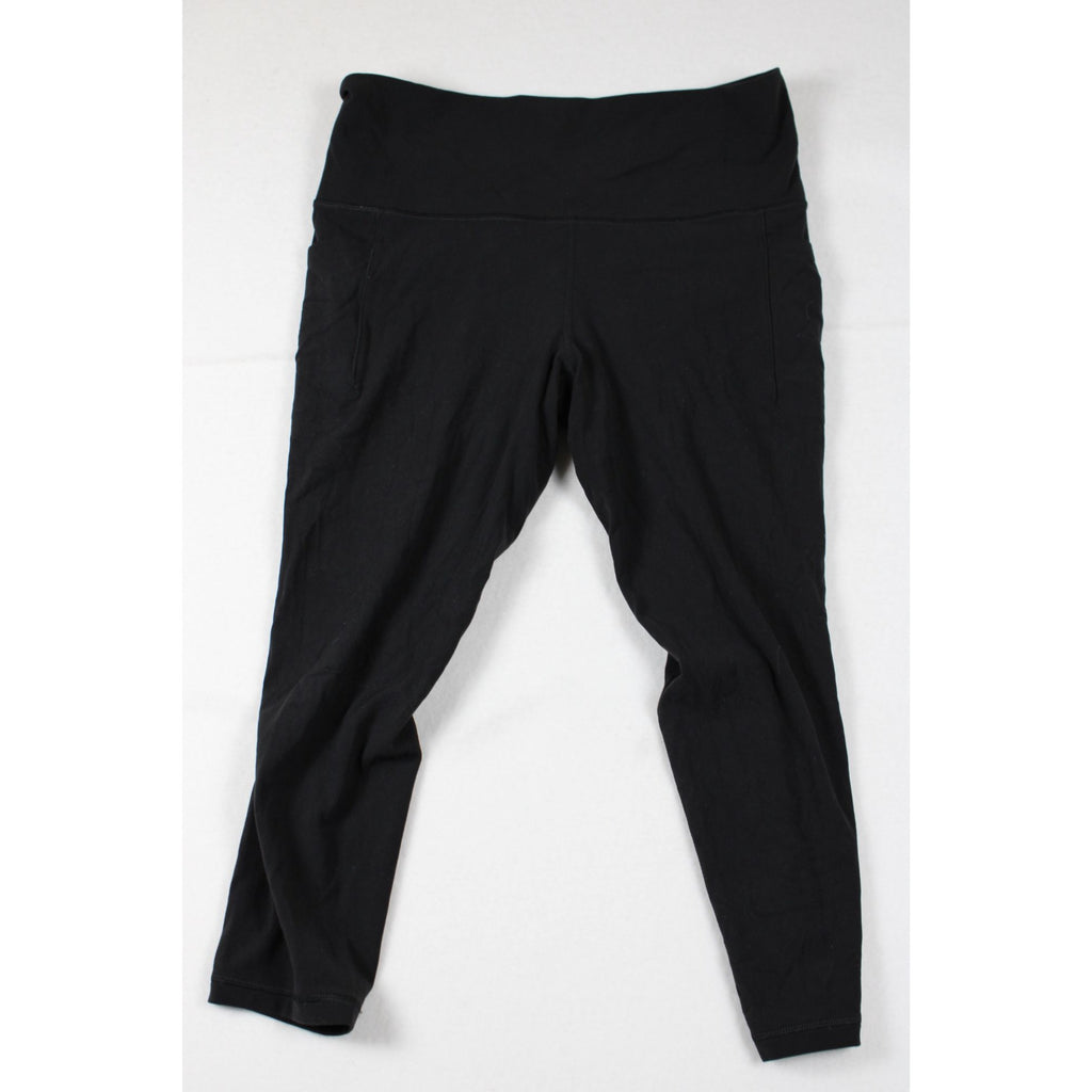 Athleta Salutation Stash Pocket 7/8 Tight Leggings Black Size L