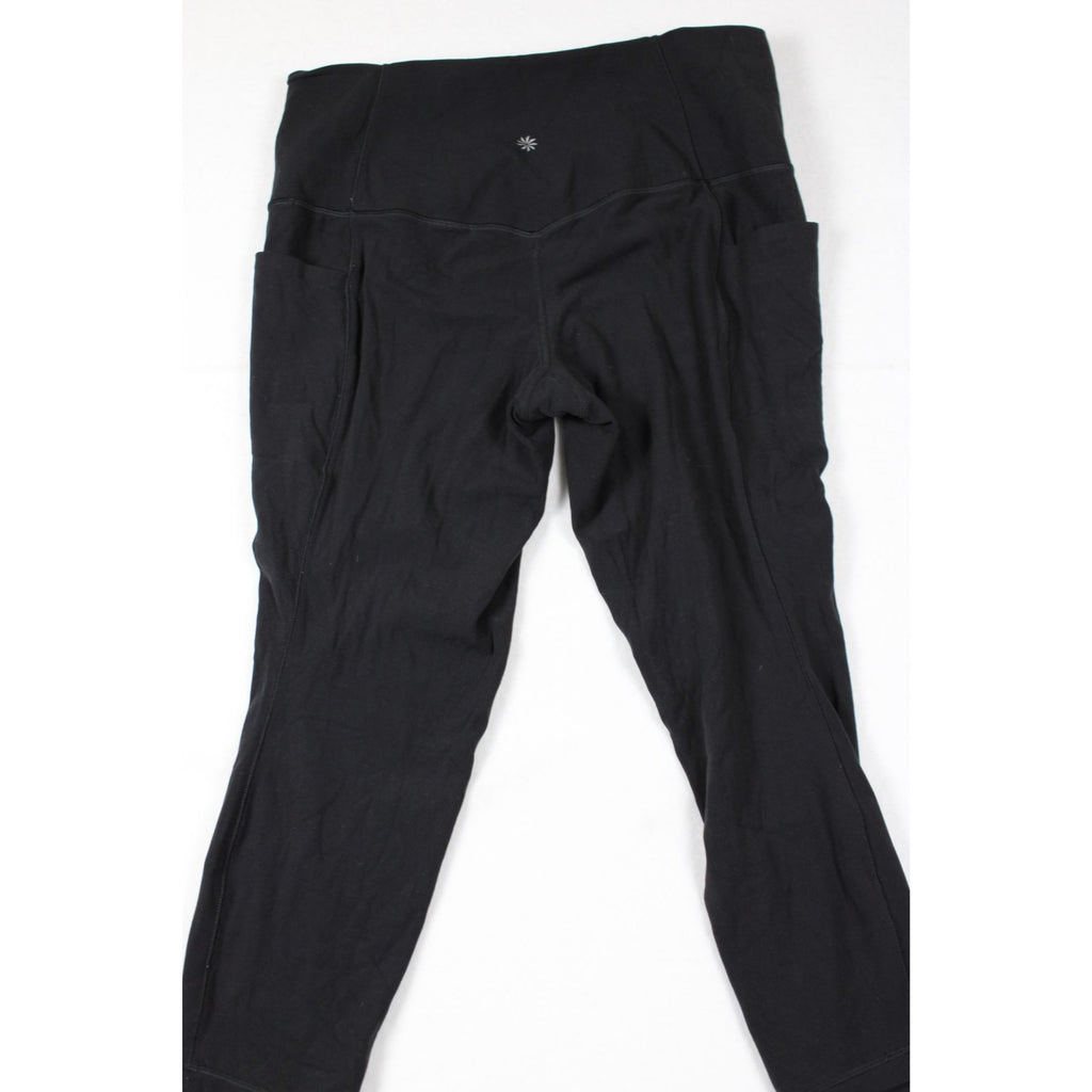 Athleta Salutation Stash Pocket 7/8 Tight Leggings Black Size L