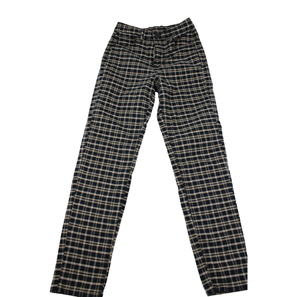 American Eagle Womens Black & White Plaid Stretch Pants Size L