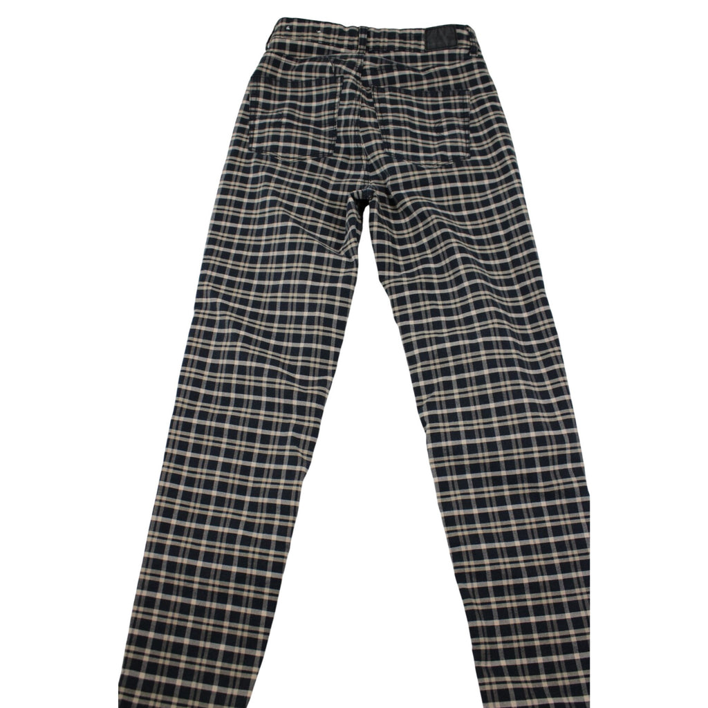 American Eagle Womens Black & White Plaid Stretch Pants Size L