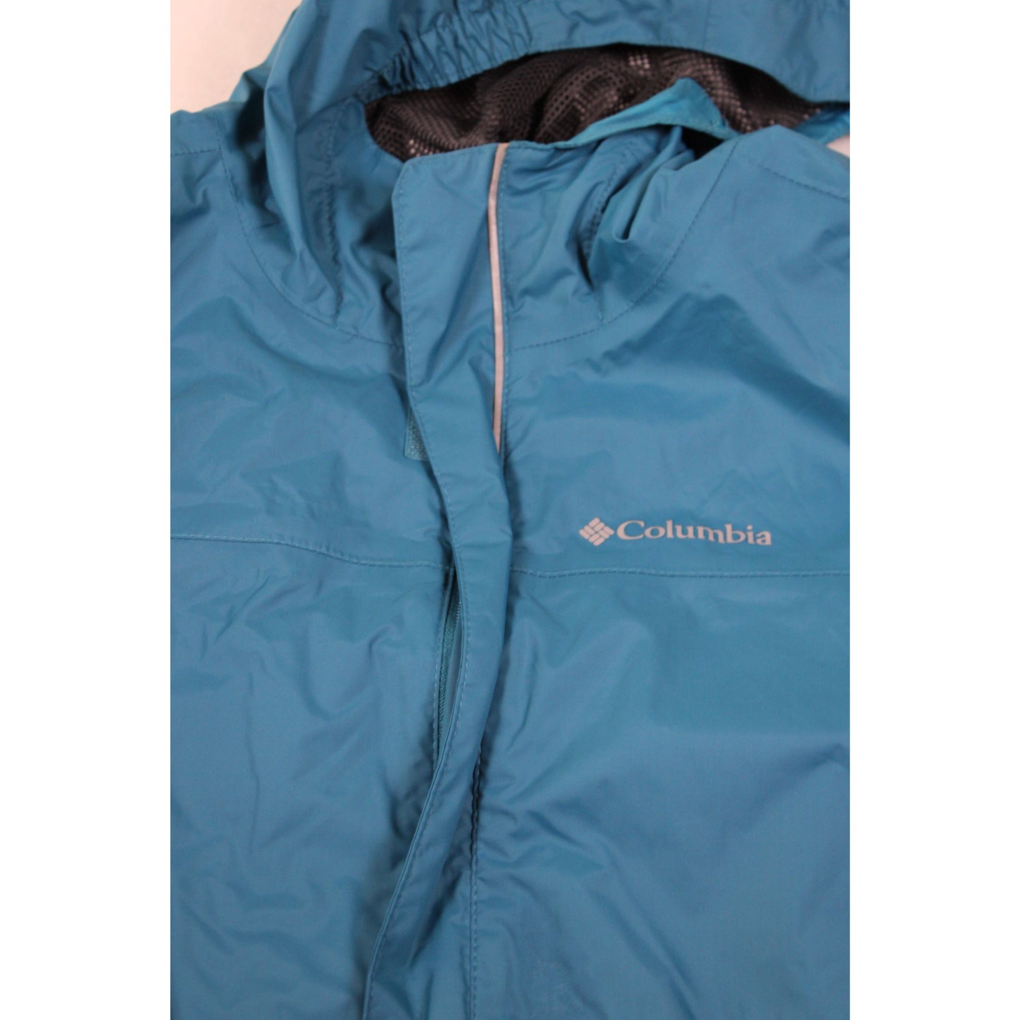 Columbia Omni-Tech Youth XL Waterproof Hooded Jacket Blue