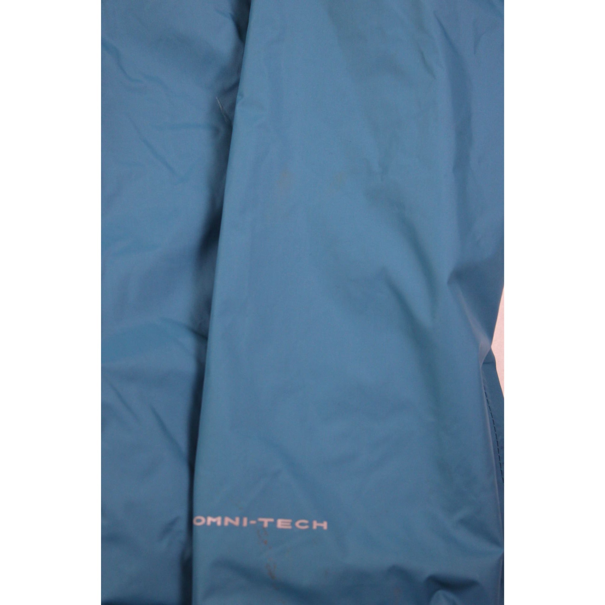 Columbia Omni-Tech Youth XL Waterproof Hooded Jacket Blue