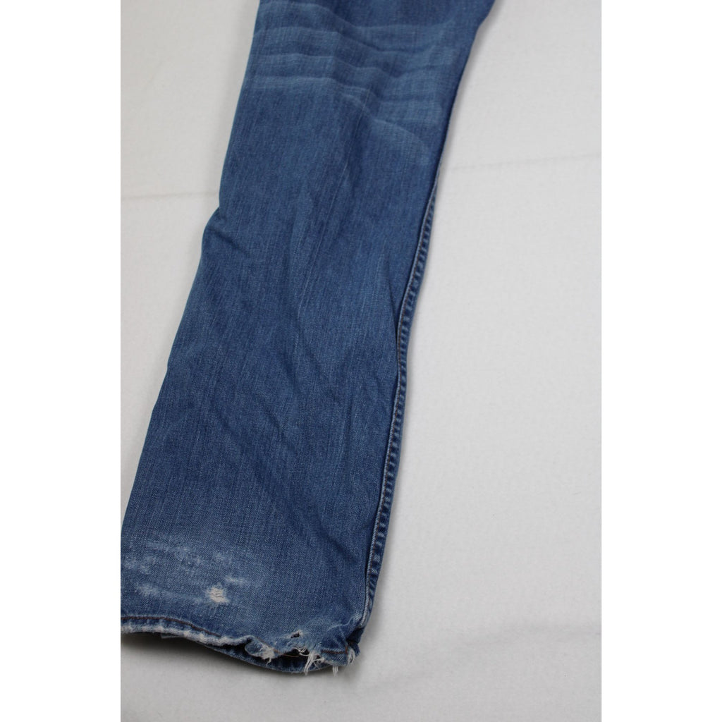Armani Exchange Distressed Blue Denim Jeans Womens Size 6 Short