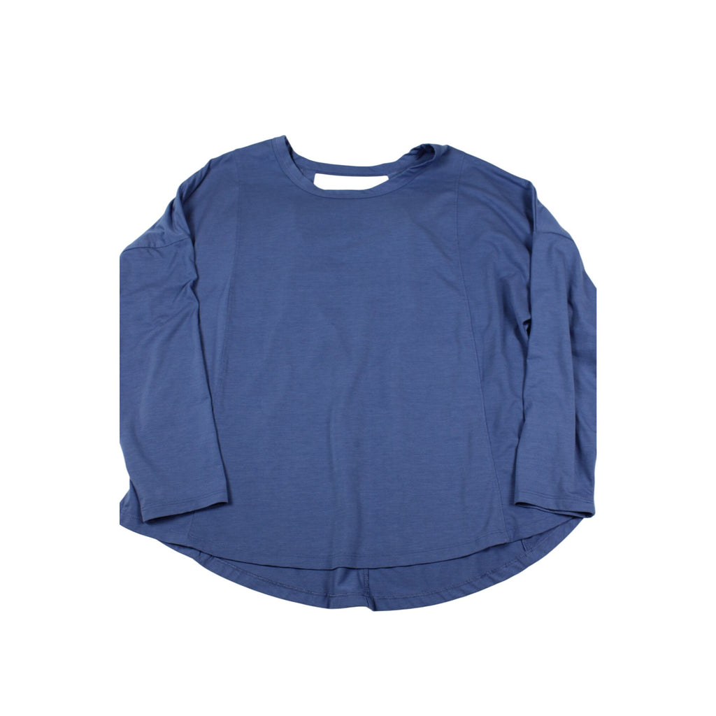 All In Motion Blue Long Sleeve Activewear Top Womens Large