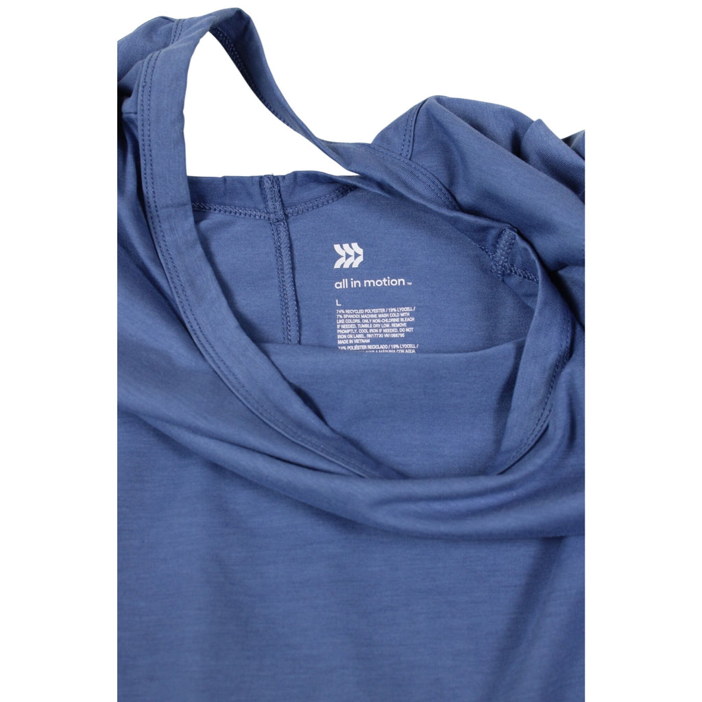 All In Motion Blue Long Sleeve Activewear Top Womens Large