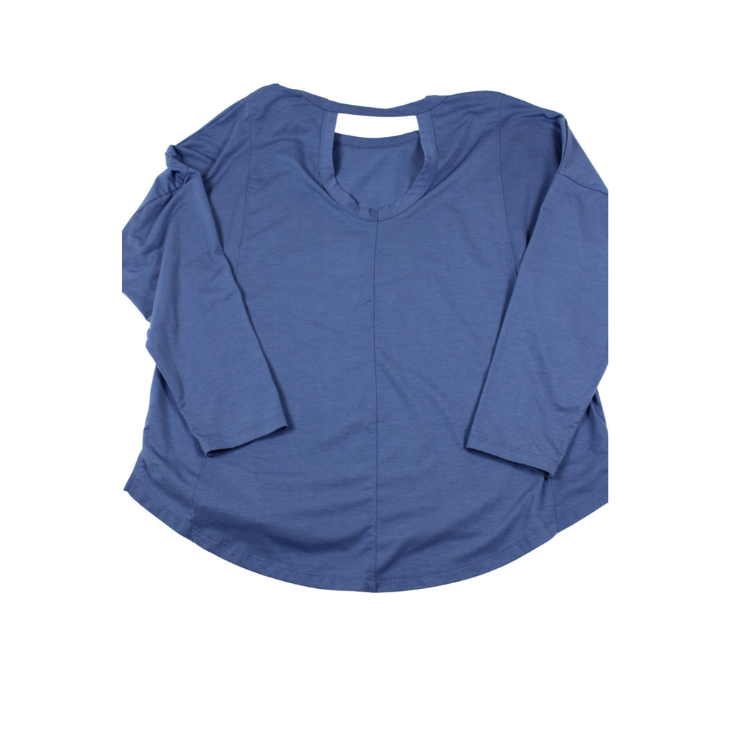 All In Motion Blue Long Sleeve Activewear Top Womens Large