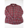 Anchor Blue Red & Black Plaid Button-Up Flannel Shirt Medium