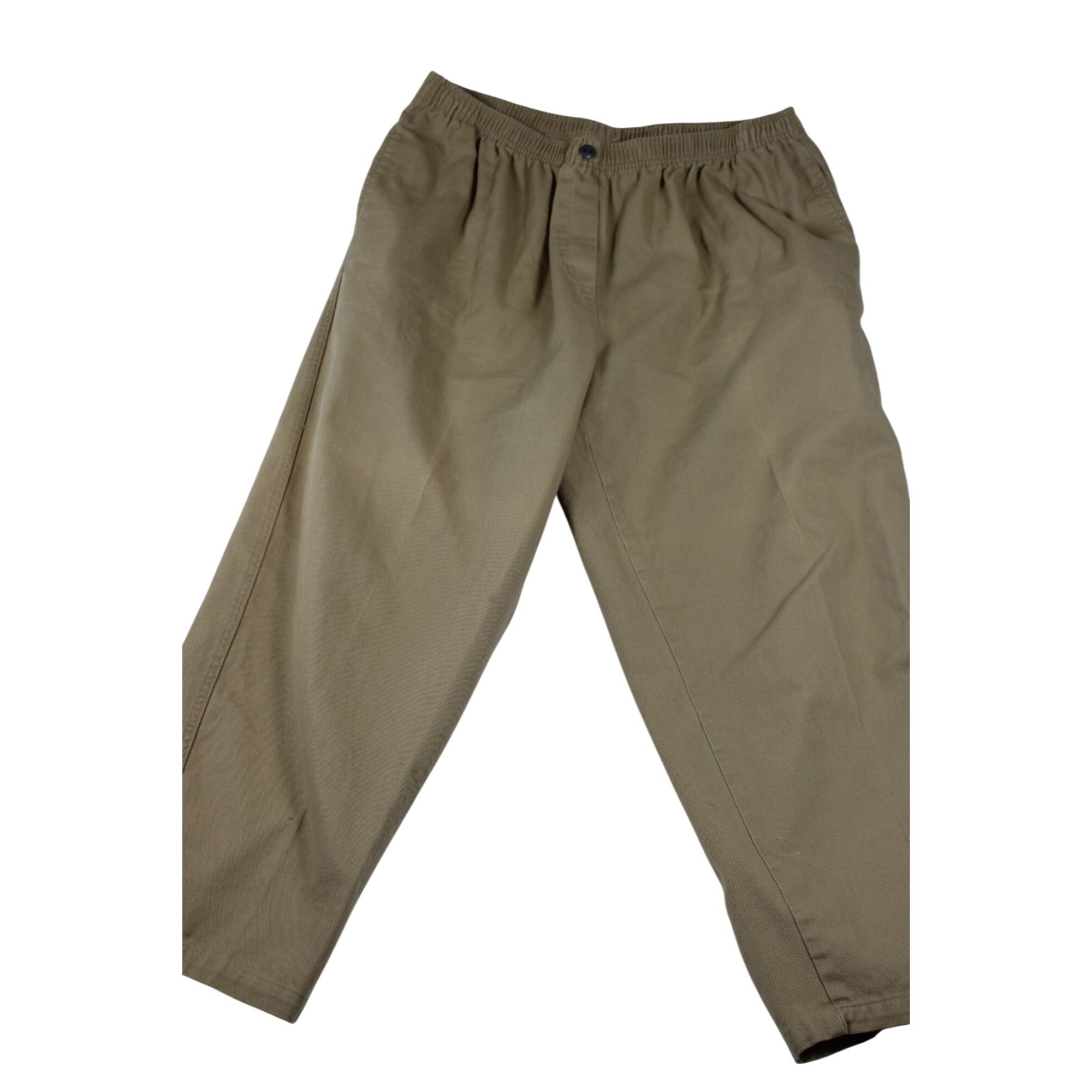Womens Stretch Khaki Pants By Woman Within Classic Fit Size 24W