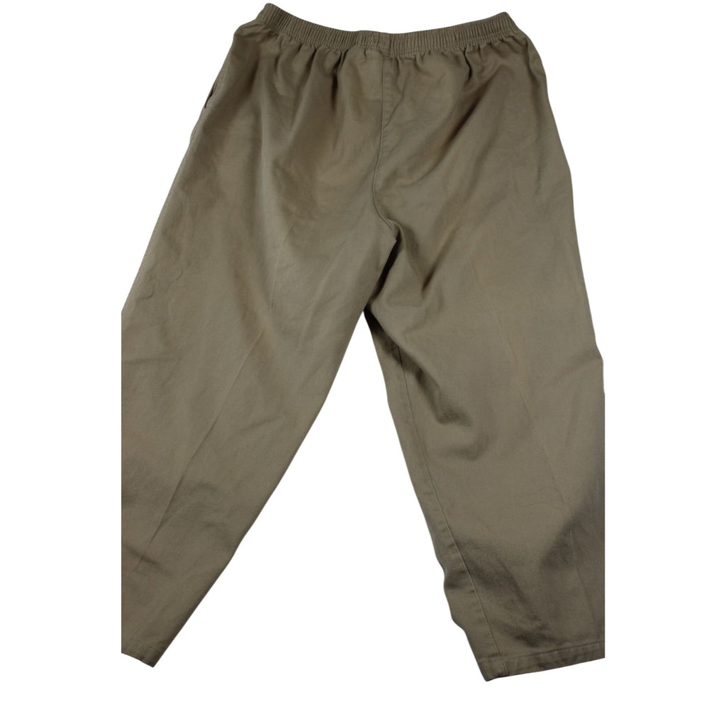 Womens Stretch Khaki Pants By Woman Within Classic Fit Size 24W