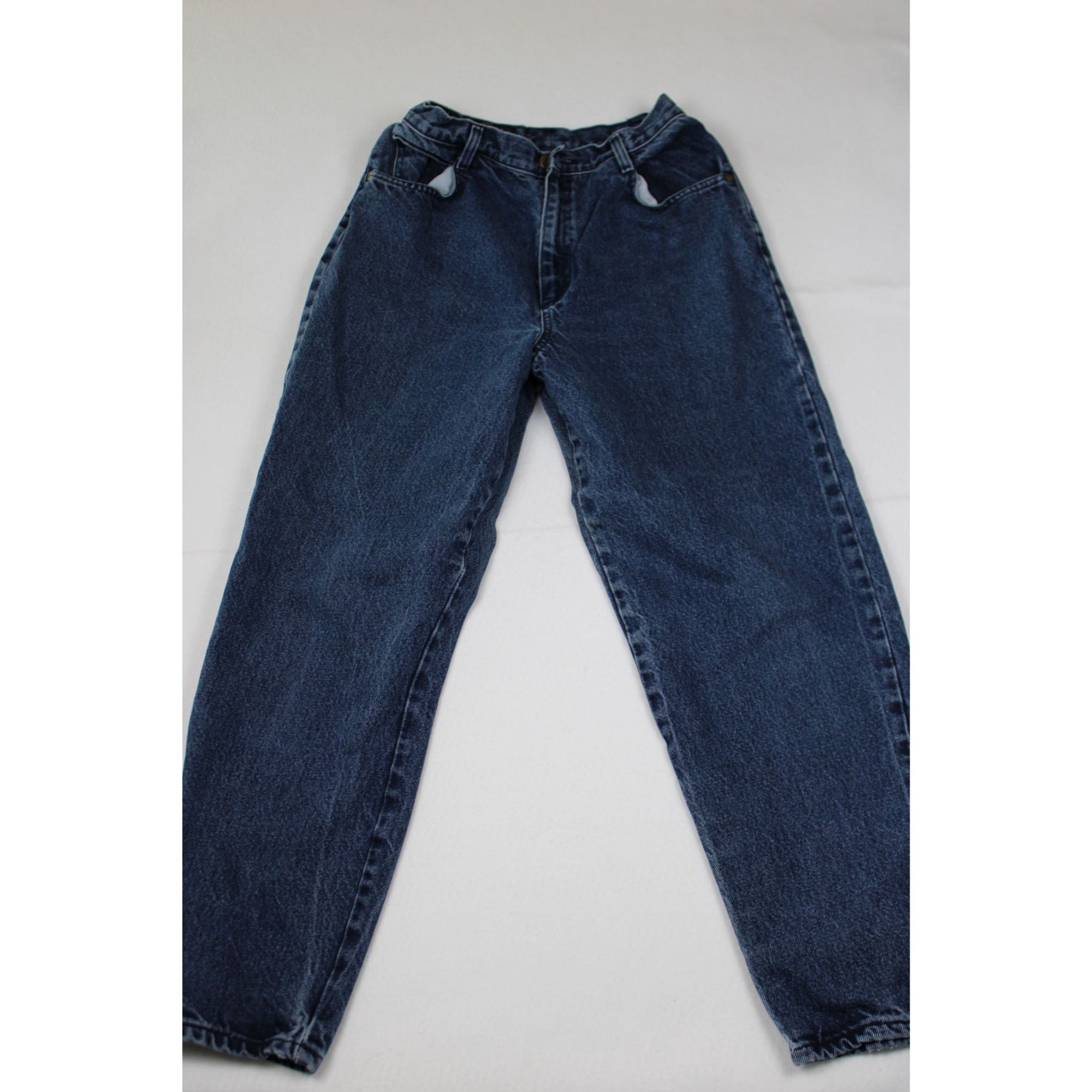 Vintage Hunt Club Womens High-Waisted Straight-Leg Denim Jeans Size 14