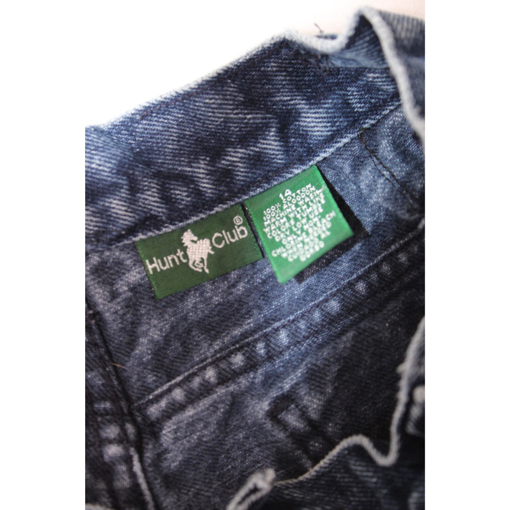 Vintage Hunt Club Womens High-Waisted Straight-Leg Denim Jeans Size 14