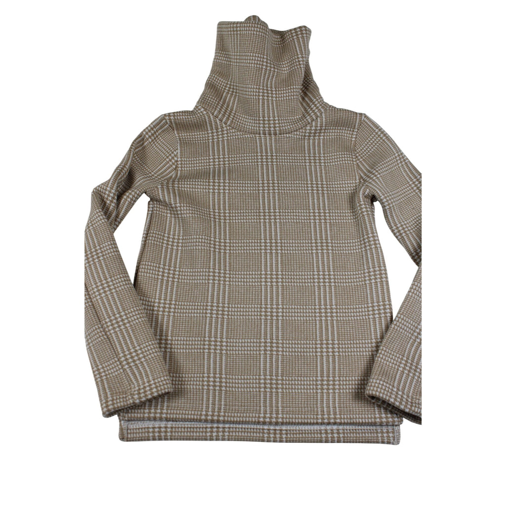 J.Crew Womens Plaid Turtleneck Sweater XXS