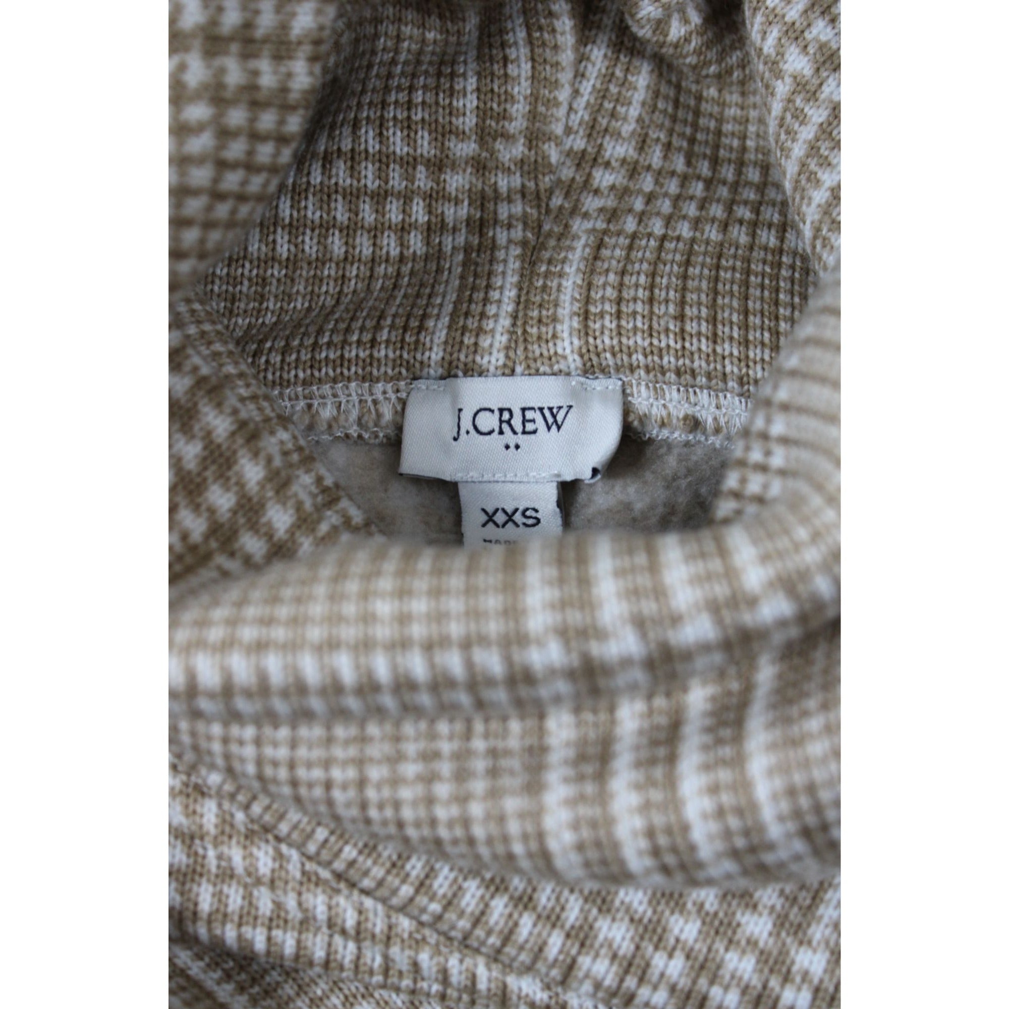 J.Crew Womens Plaid Turtleneck Sweater XXS