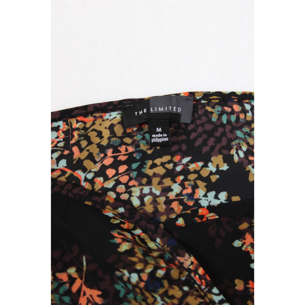 The Limited Womens Sleeveless Floral Camisole Top Black Multicolor Size M