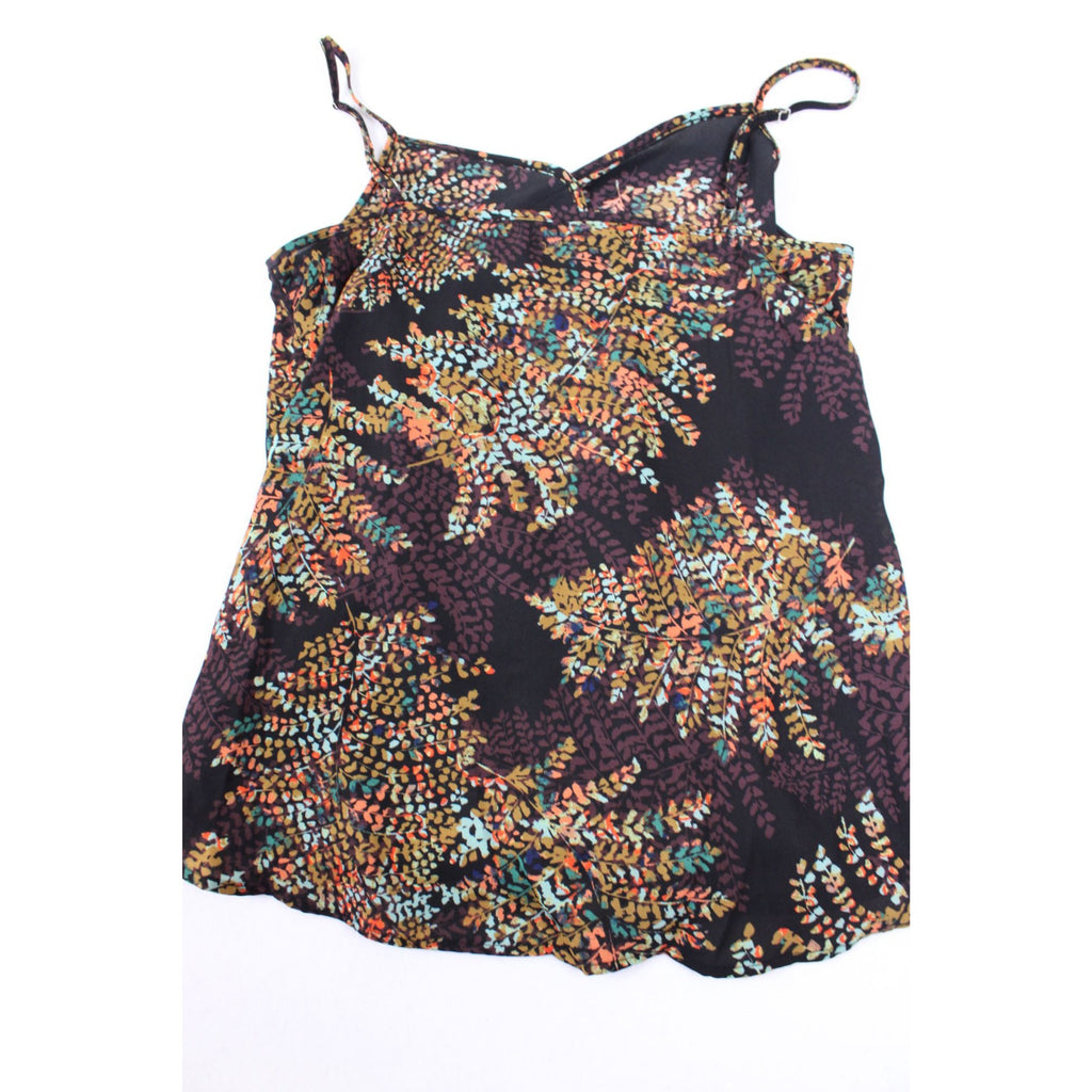The Limited Womens Sleeveless Floral Camisole Top Black Multicolor Size M