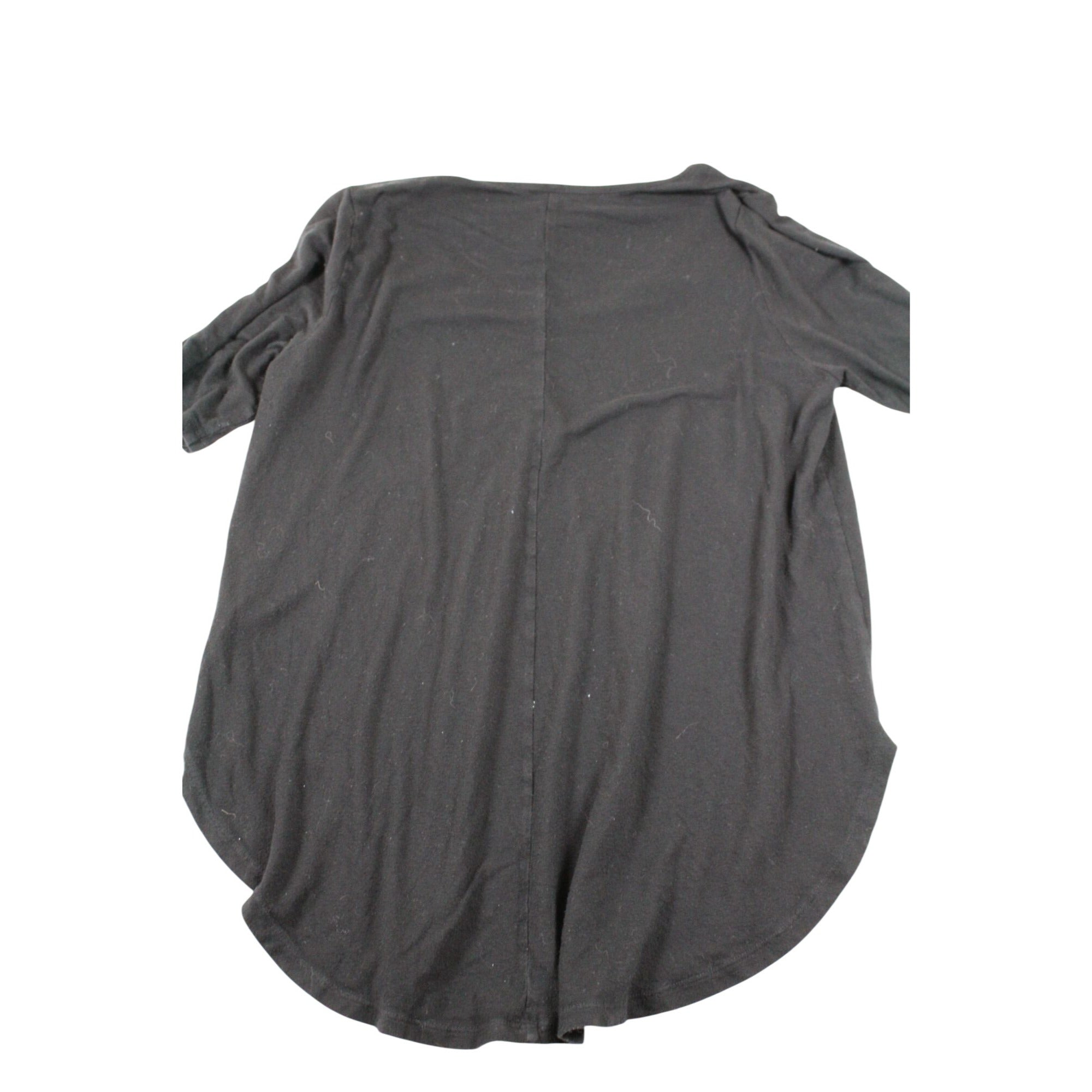 Torrid Super Soft Black Knit Short Sleeve V-Neck Womens Shirt Size 1