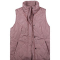 Kenneth Cole Reaction Womens Quilted Puffer Vest Pink