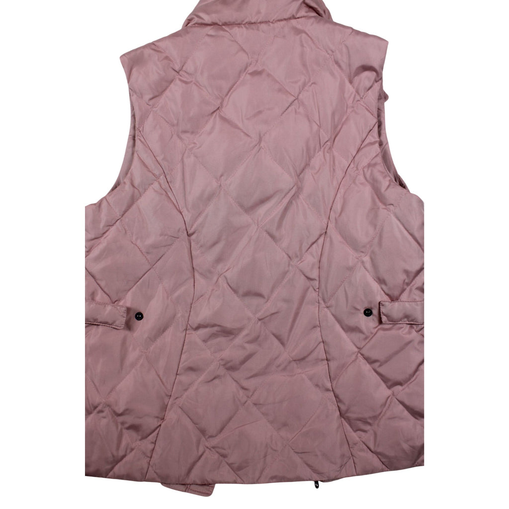 Kenneth Cole Reaction Womens Quilted Puffer Vest Pink