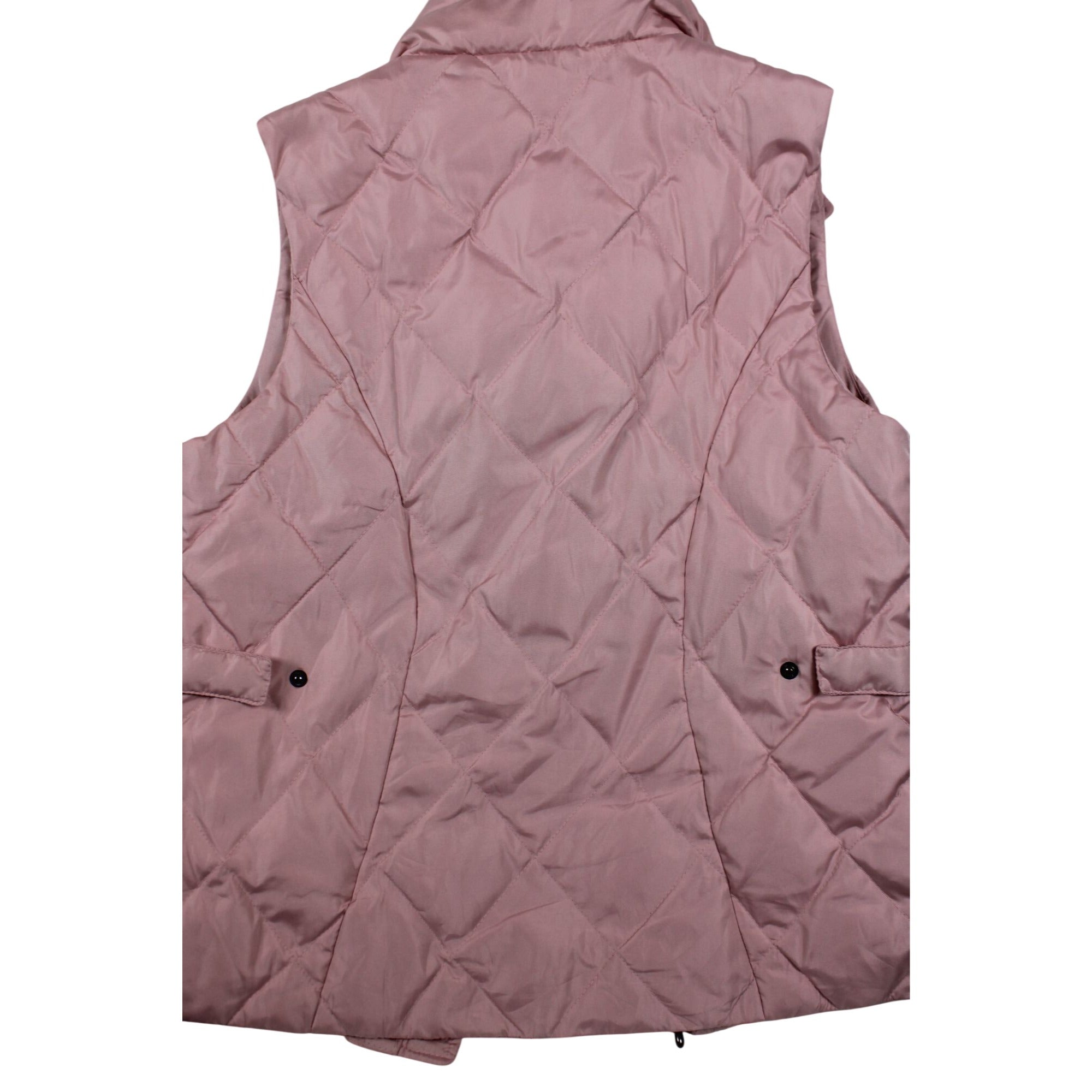 Kenneth Cole Reaction Womens Quilted Puffer Vest Pink