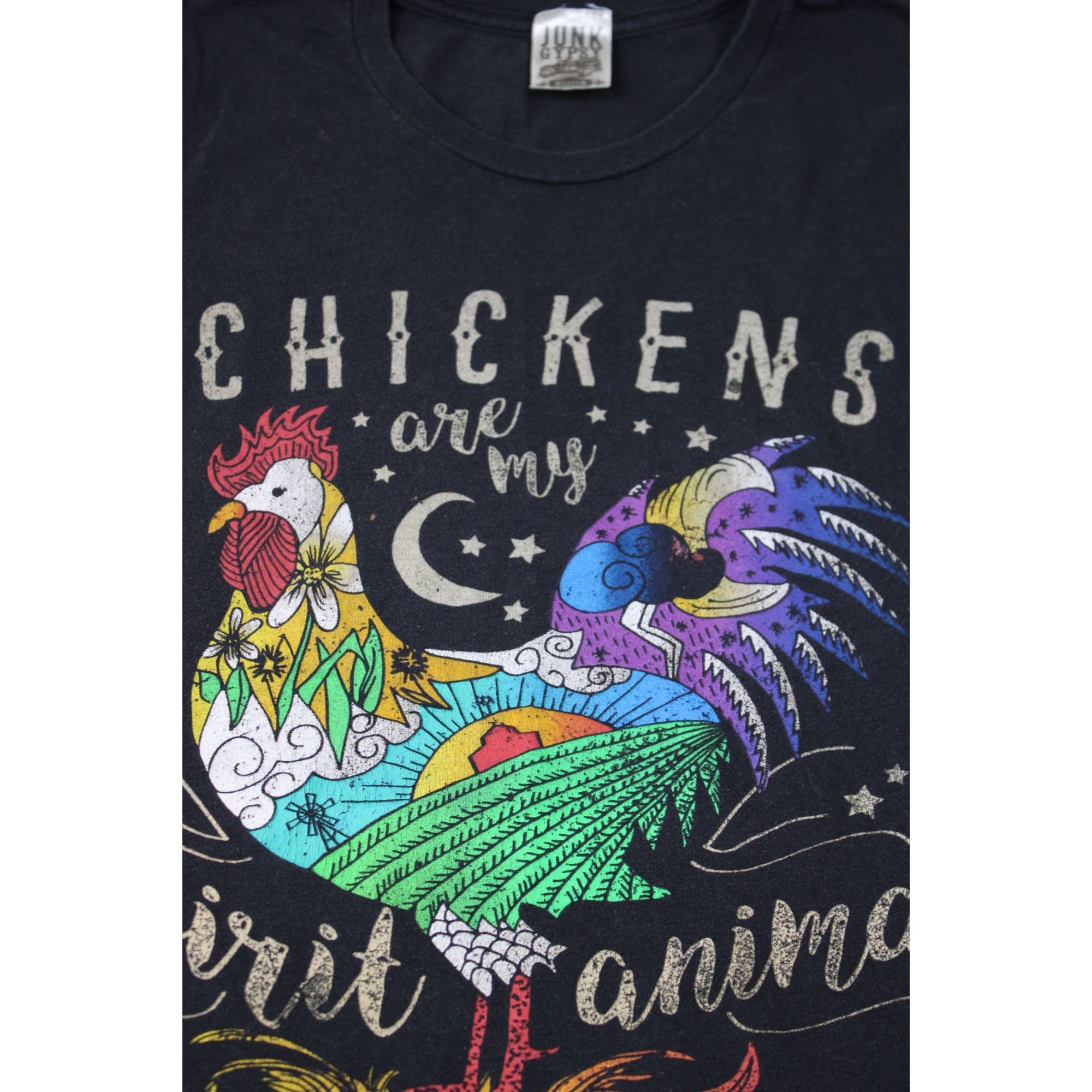 Chickens Are My Spirit Animal Junk Gypsy Graphic T-Shirt