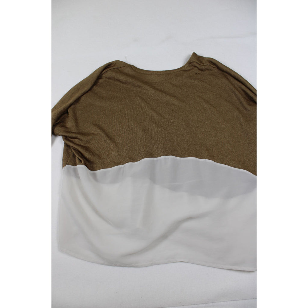 Zara Women’s Oversized Knit V-Neck Top  Large