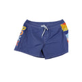 Roxy Womens Blue Board Shorts With Rainbow Side Design Size XXL
