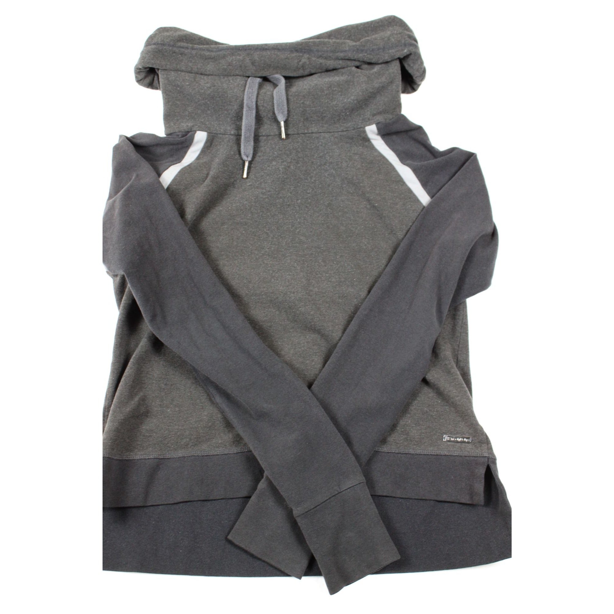 Sweaty Betty Gray Funnel Neck Pullover Sweatshirt Small