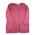 Elisabeth By Liz Claiborne Womens Burgundy Button Down Cardigan Sweater 1X