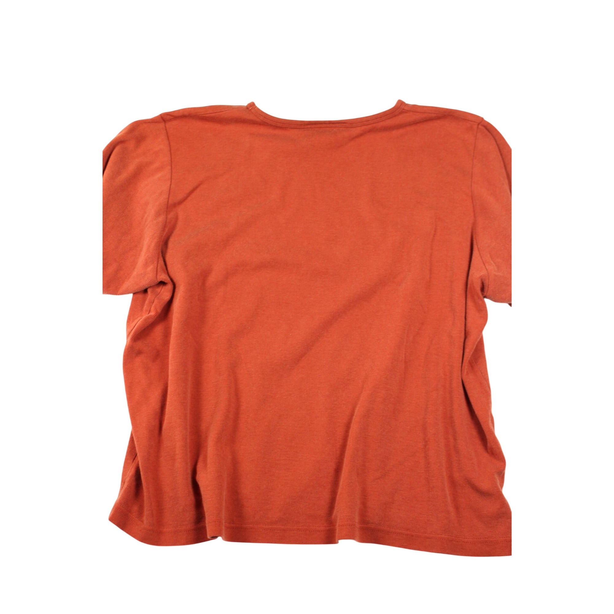 Plus Size Rust Orange Short Sleeve Top By Designs Lane Bryant 22/24