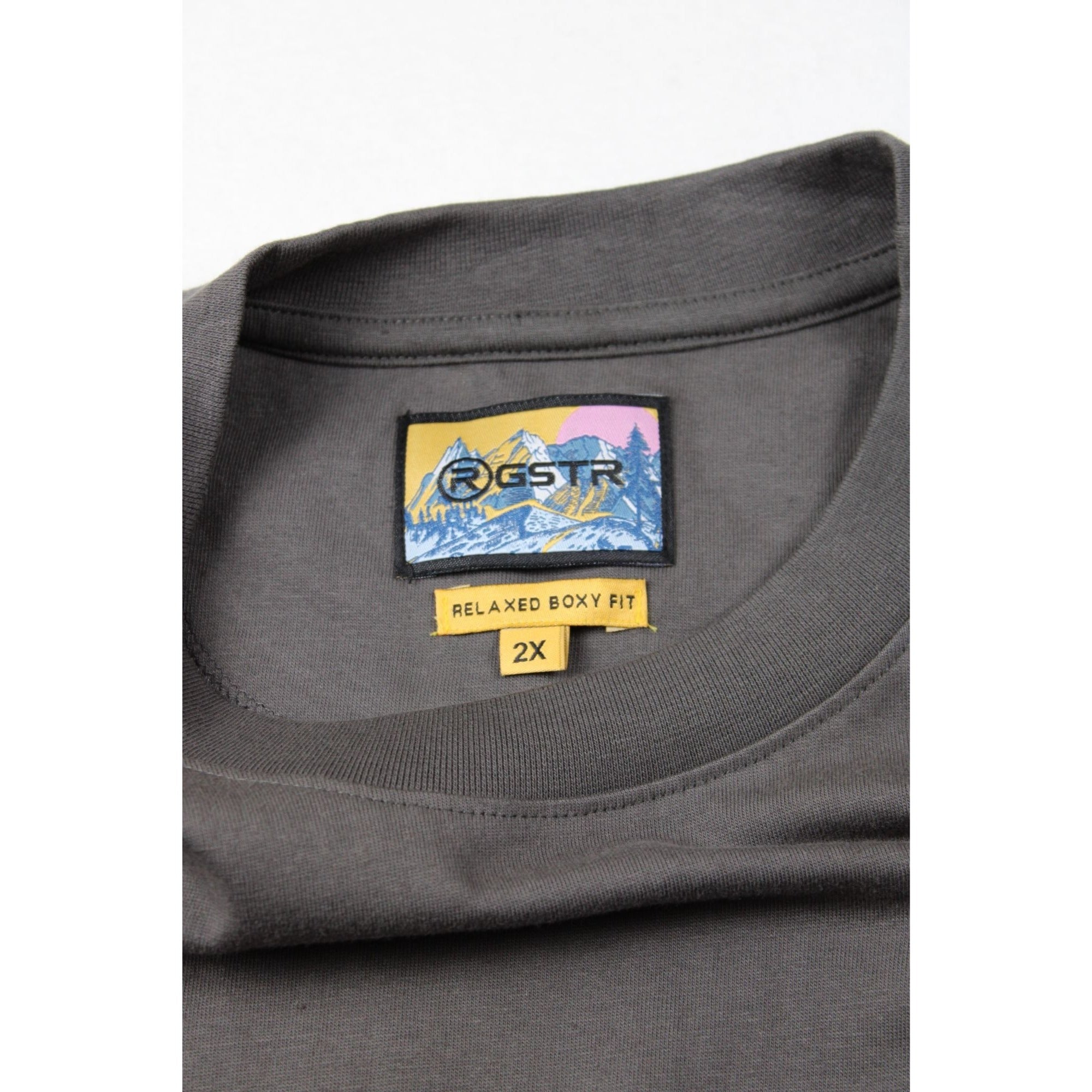 NWOT Relaxed Boxy Fit Gray T-Shirt By RGSTR 2X Cotton