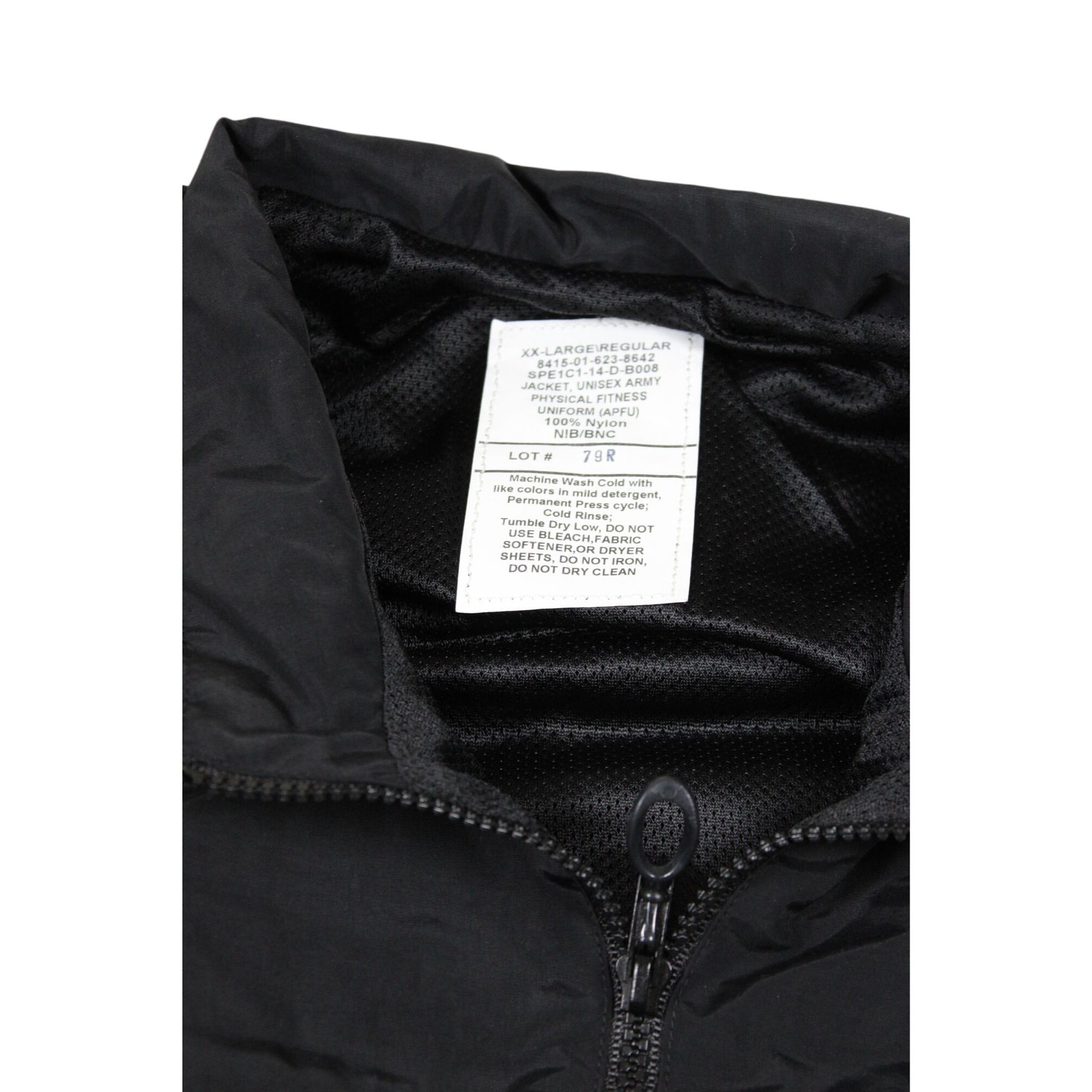 Army Black & Yellow Physical Fitness Uniform Jacket