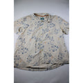 Tommy Bahama Island Modern Fit Button Up Camp Shirt White Blue Floral Resort Vacation Men’s