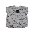 Zara Youth White & Black Marble Tie-Dye Graphic T-Shirt 13/14 Years