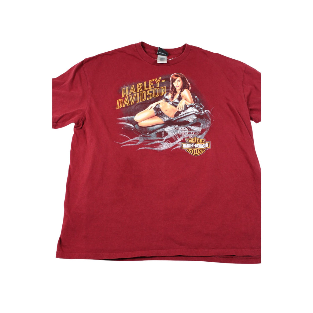 Harley-Davidson Thunder Tower Columbia SC T-Shirt Red 2XL