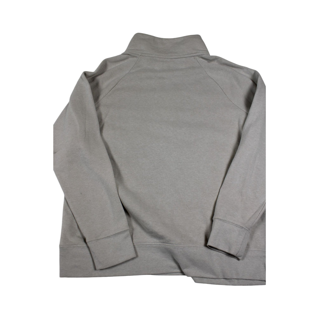 Under Armour Mens Gray HeatGear 1/4 Zip Pullover Sweatshirt Size Large
