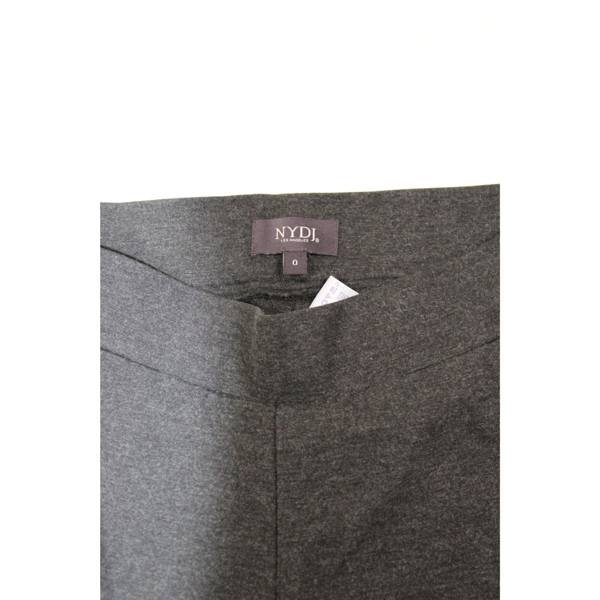 NYDJ Womens Charcoal Gray Stretch Leggings Size 0