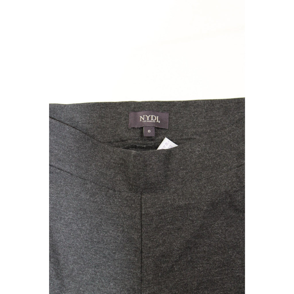 NYDJ Womens Charcoal Gray Stretch Leggings Size 0
