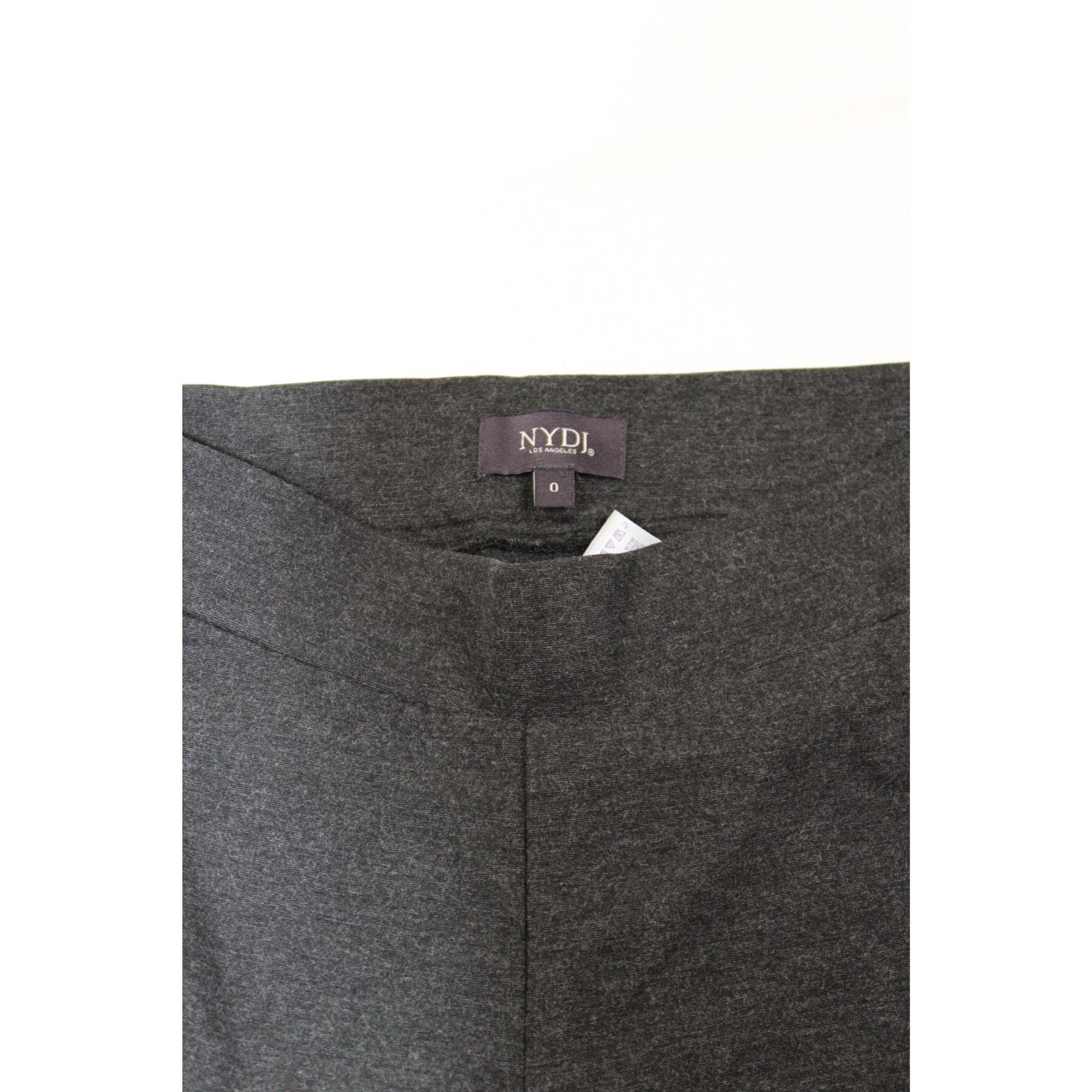 NYDJ Womens Charcoal Gray Stretch Leggings Size 0