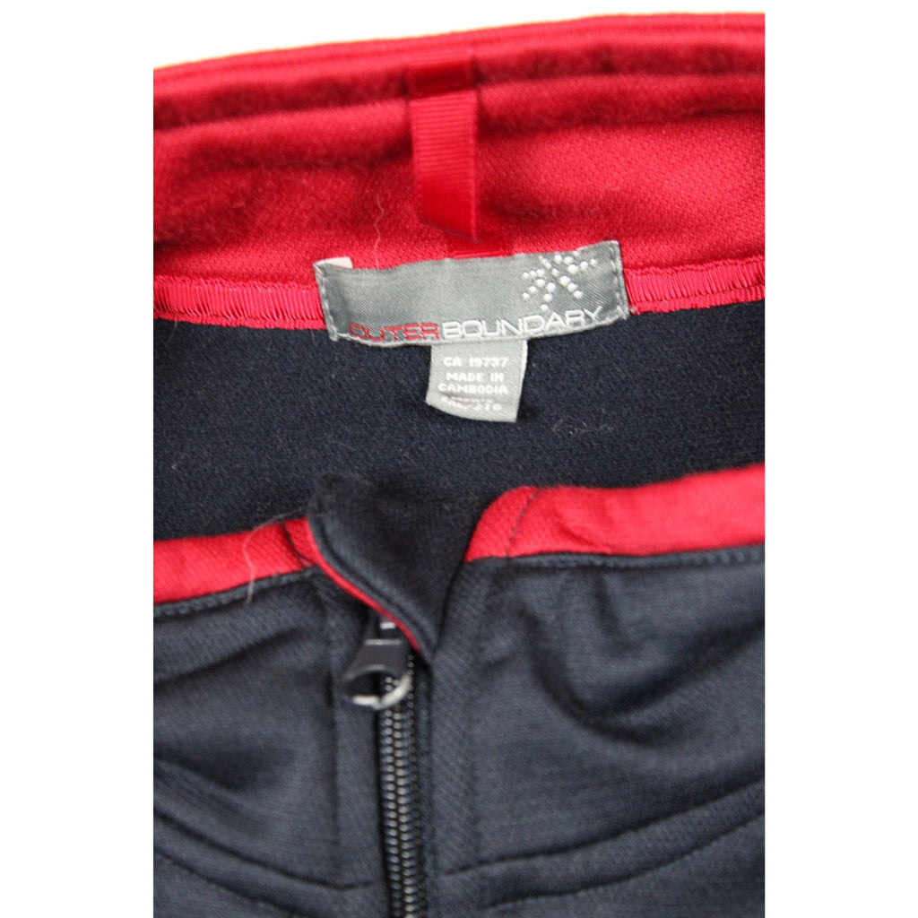 Outer Boundary Black & Red Full-Zip Jacket Canada Maple Leaf Logo 2XL