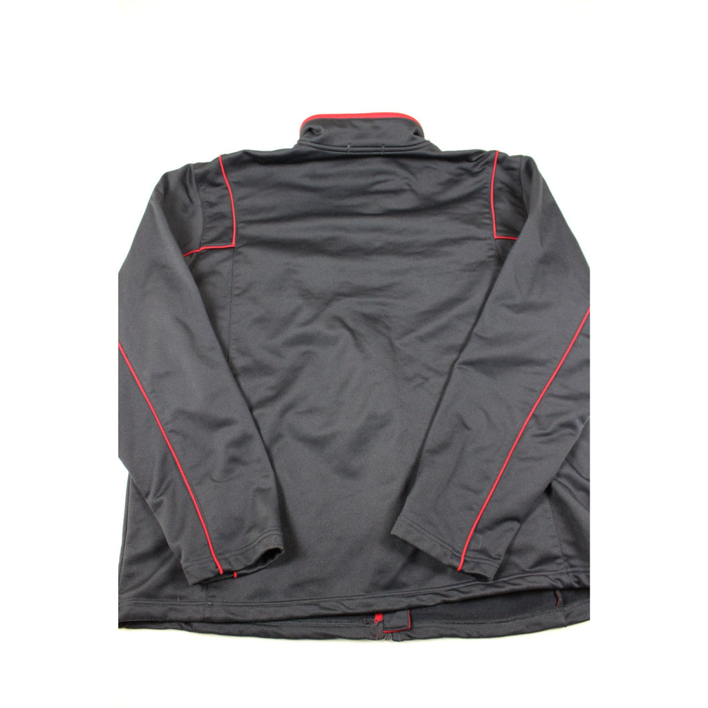 Outer Boundary Black & Red Full-Zip Jacket Canada Maple Leaf Logo 2XL