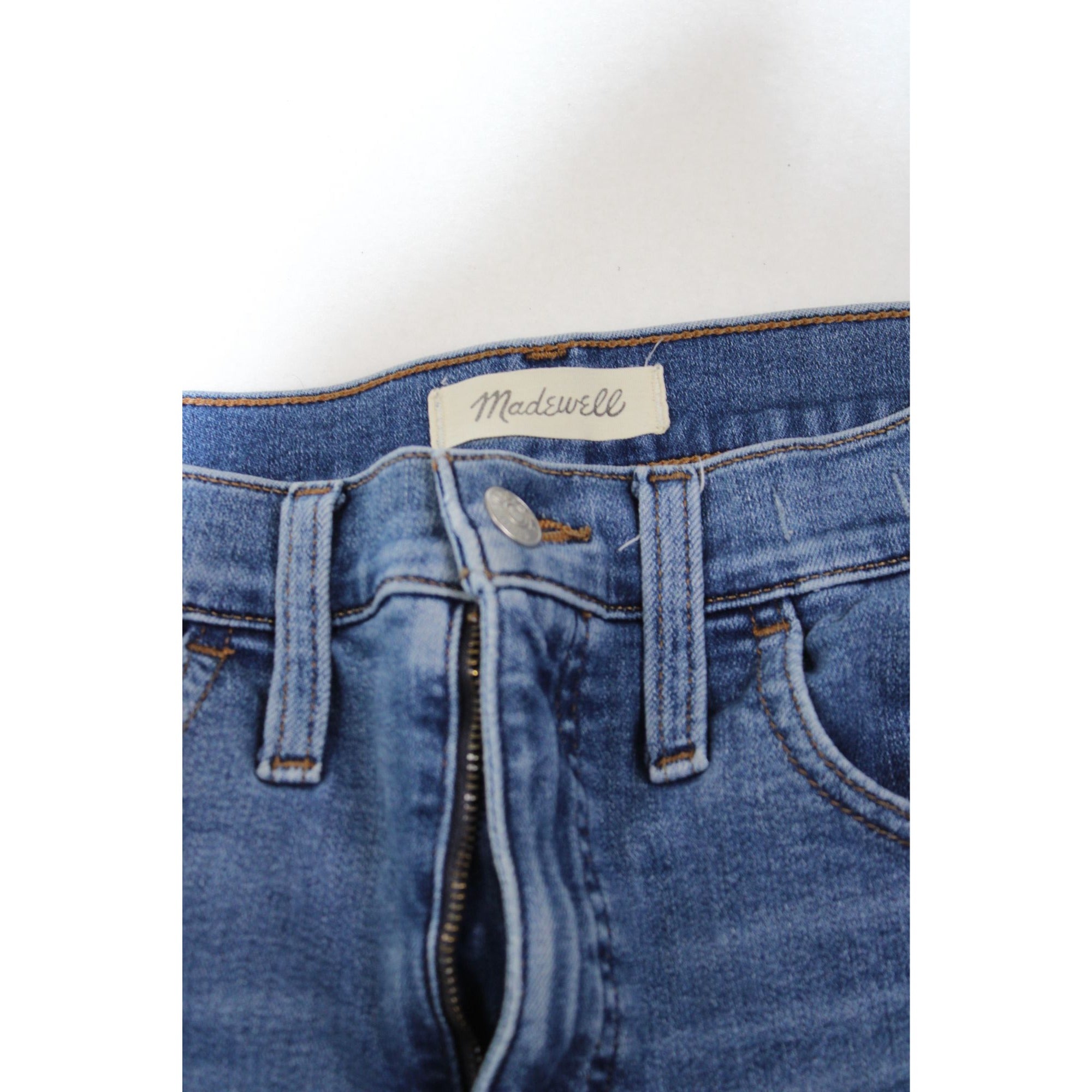 Madewell Womens Roadtripper Stovepipe Jeans Size 29 Blue Denim Mid-Rise Straight Leg